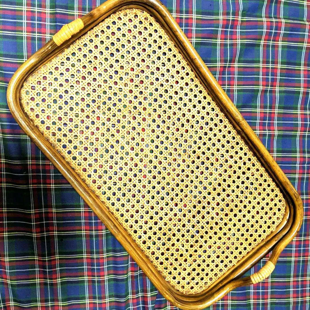 【訳あり／籐】籐・ランタトレイ