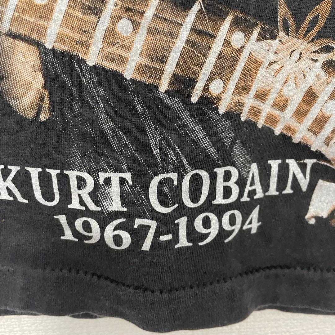a8154 ヴィンテージ 90s NIRVANA  Cobain T