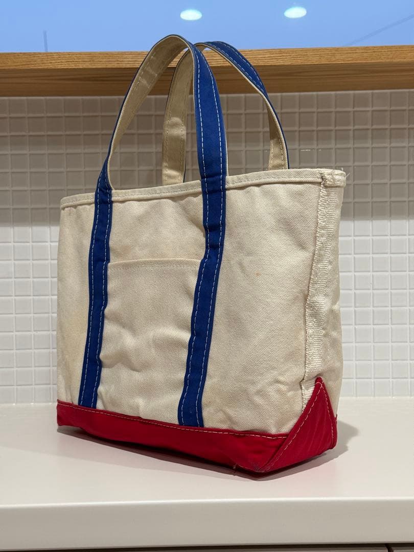 【激レア】90's エルエルビーン ボートアンドトート M トリコロールカラー