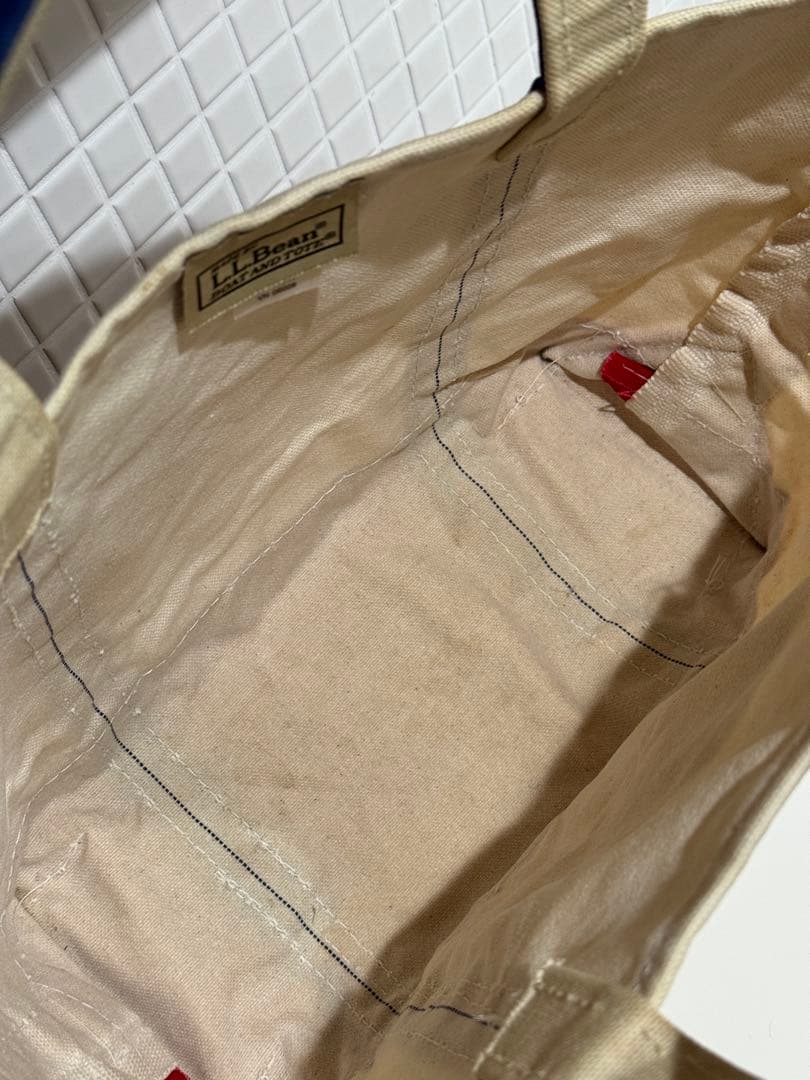 【激レア】90's エルエルビーン ボートアンドトート M トリコロールカラー