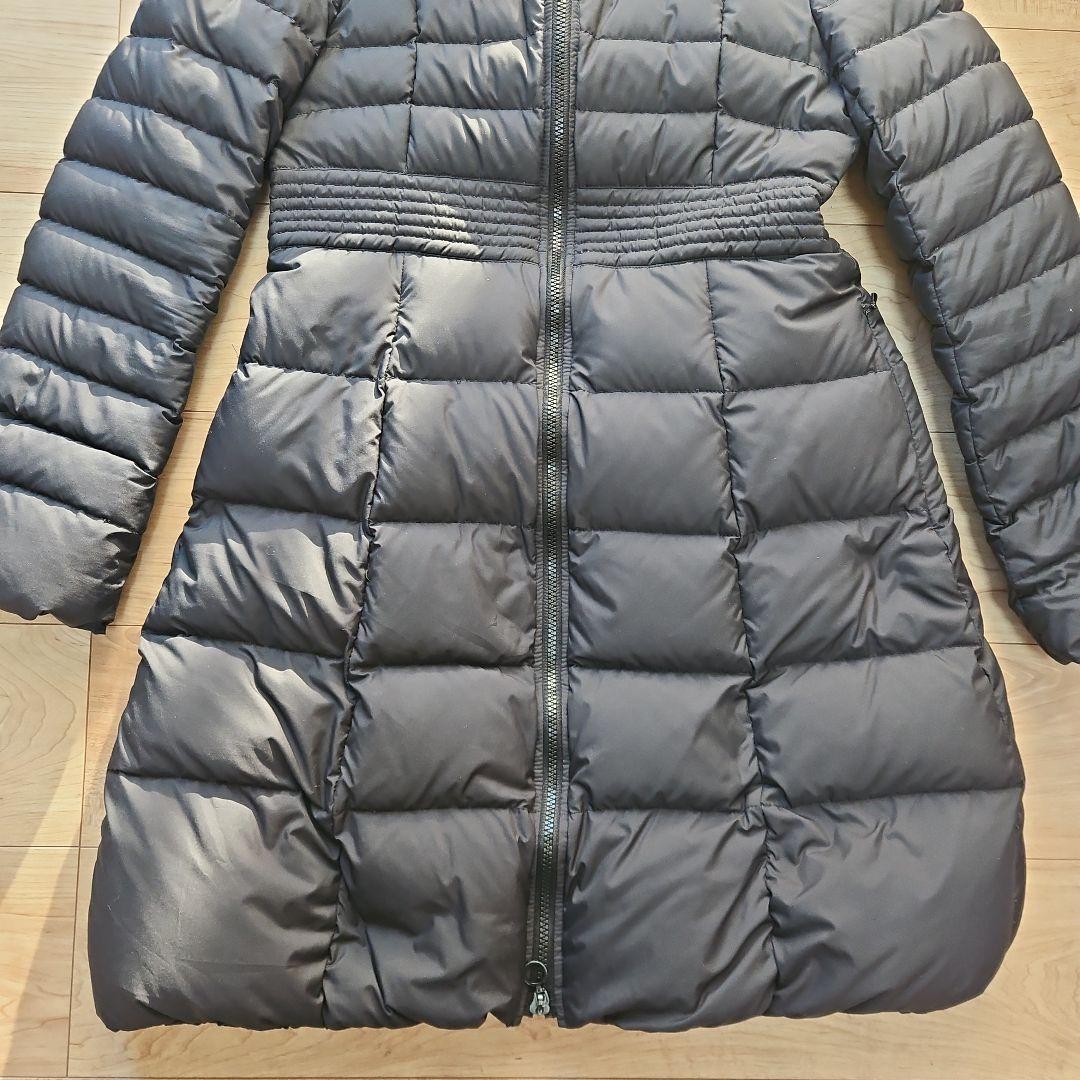 ☆TATRAS☆ブラックショール襟ロングダウンコート☆美ライン☆