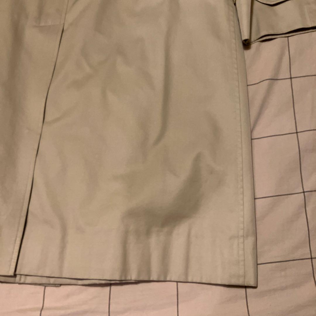 バーバリー ステンカラーコート ベージュ バルカラーコート