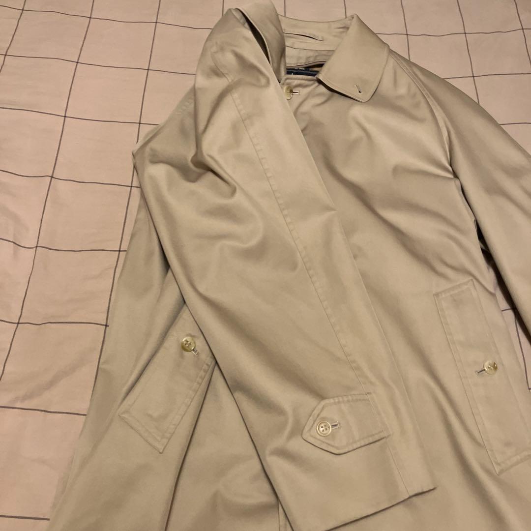 バーバリー ステンカラーコート ベージュ バルカラーコート