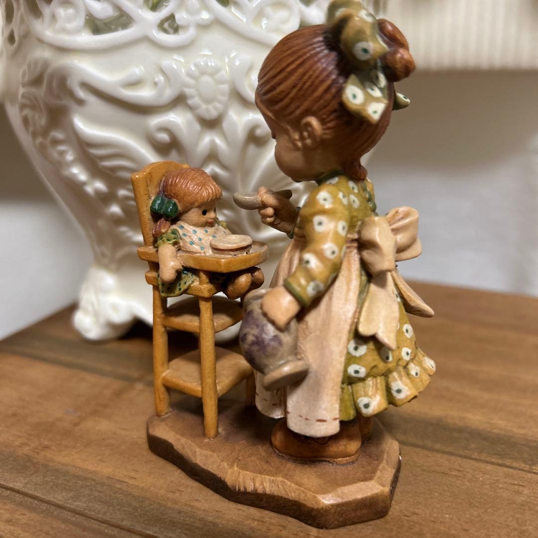 アンリ人形　サラケイ　木彫り人形　イタリア　アンティーク　Sarah Kay