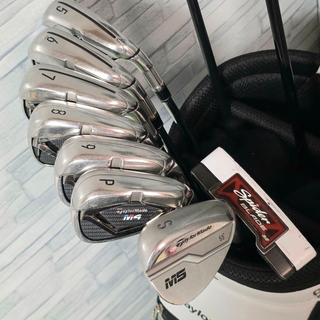 テーラーメイド M4 ゴルフクラブ メンズセット フルセット S 右利き 入門