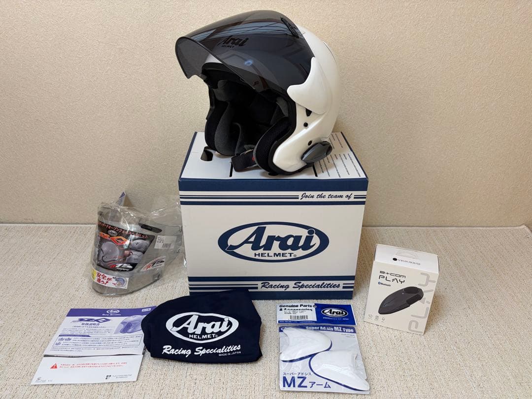 Arai アライ sz-g ジェットヘルメット Lサイズ おまけ多数