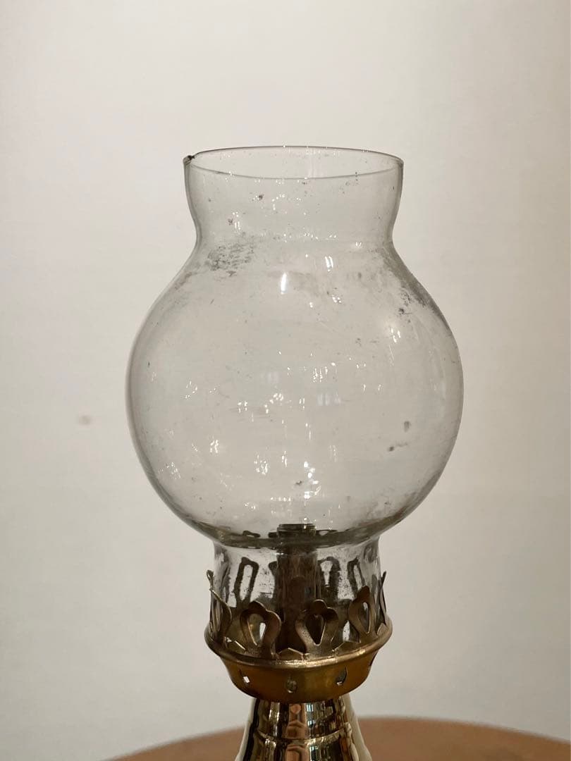 4.当時の輝き！極上！1850年〜！フランスアンティーク　オイルランプ