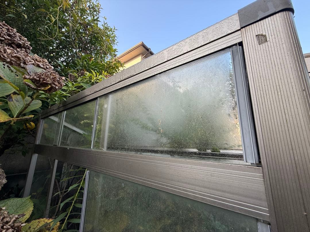 中型ガラス温室(3点セット)