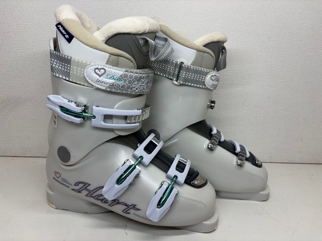 美品 Hart HART DIVA 女性用スキー用ブーツ ホワイト 25cm