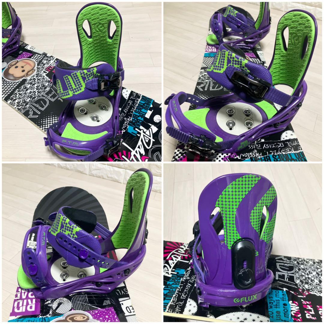 RIDE RAPTURE SERIESライドスノーボード147/FLUXバインS