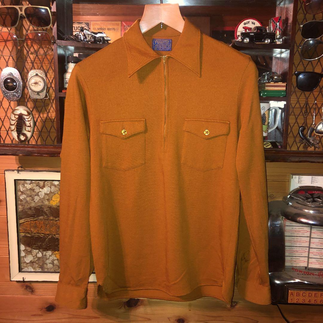 ペンドルトン　ウール ジップアップ　プルオーバー　60s 70s 古着 高円寺