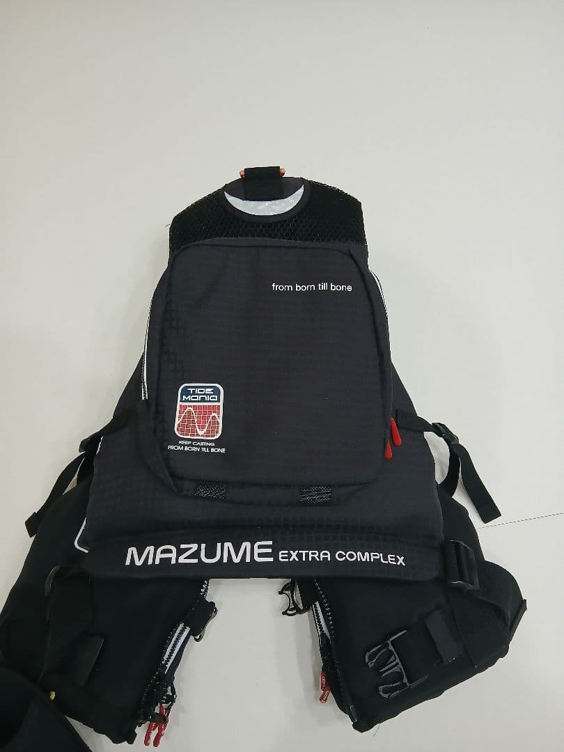 MAZUME EXTRA COMPLEX フィッシングベスト ブラック