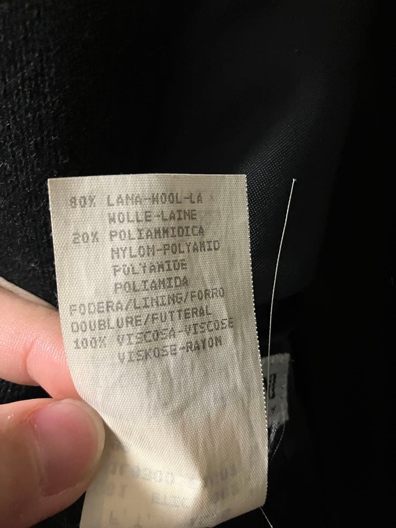 emporio armani 90s ロングコート　ウール