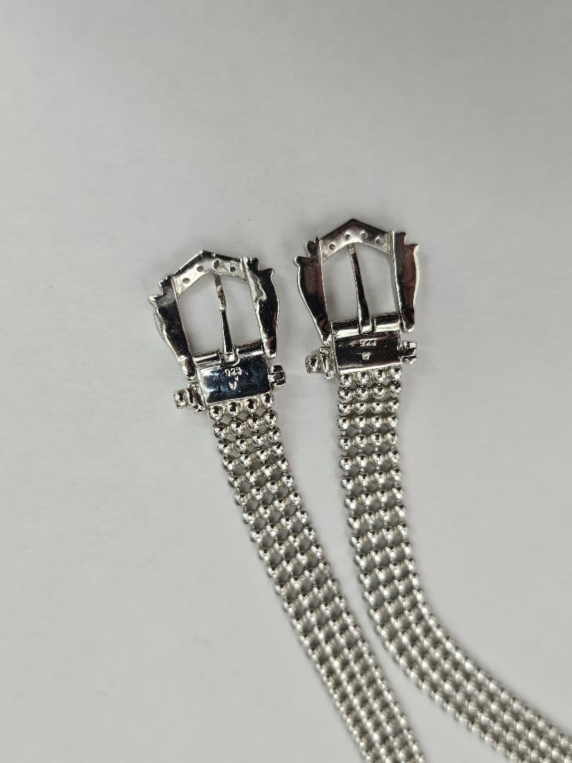 925 ベルトモチーフ ブレスレット+リング シルバー Silver