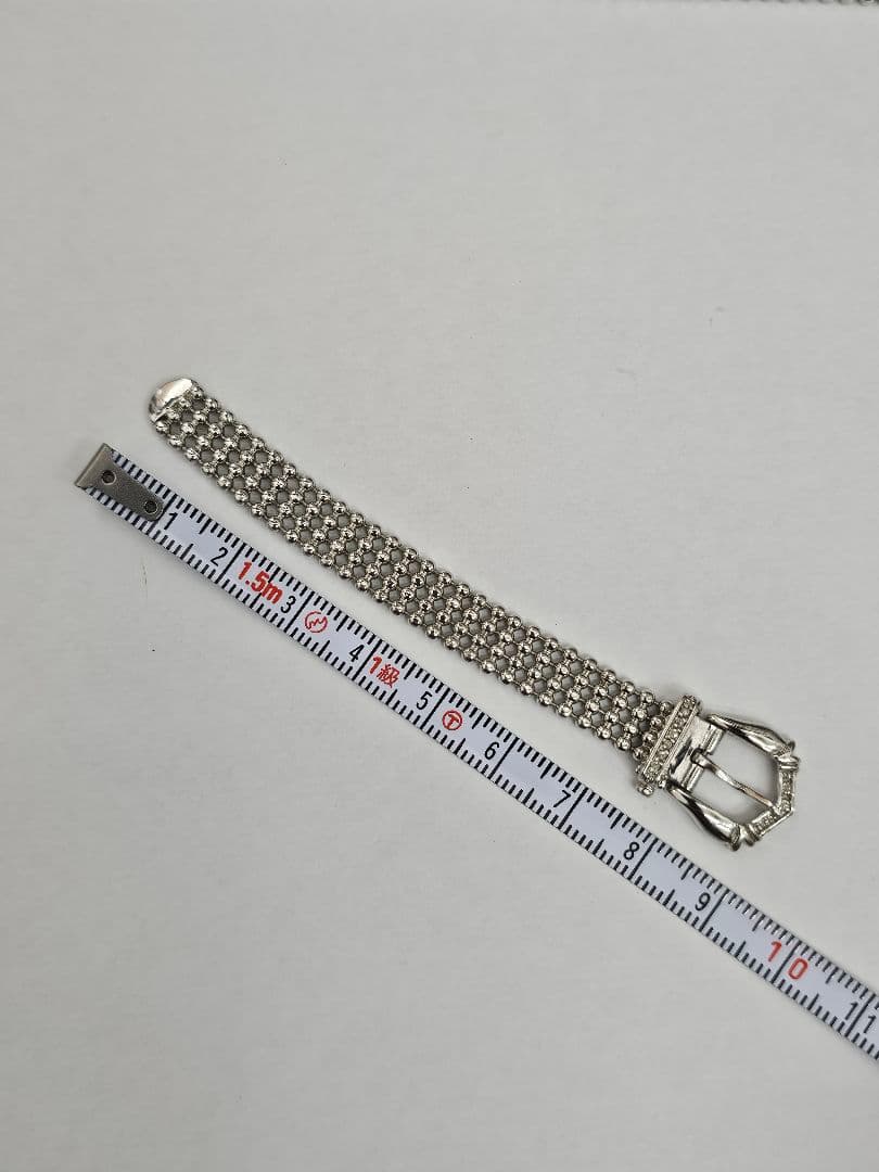 925 ベルトモチーフ ブレスレット+リング シルバー Silver