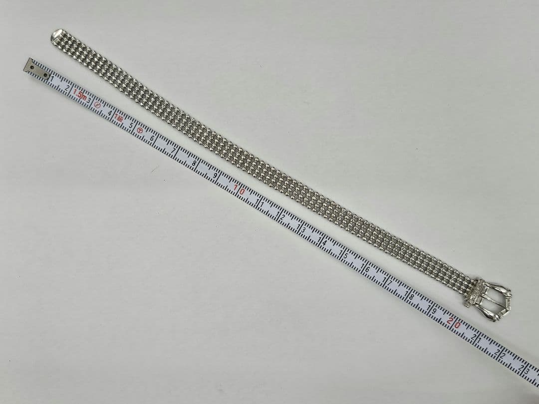 925 ベルトモチーフ ブレスレット+リング シルバー Silver