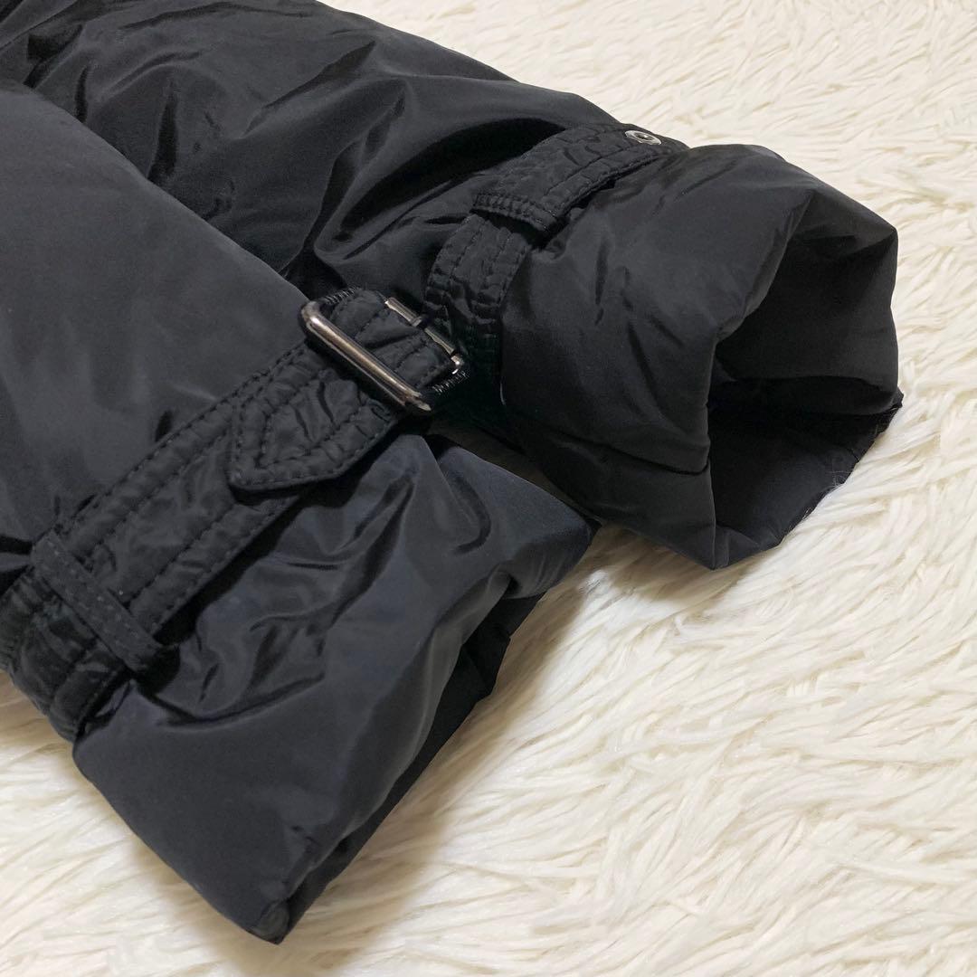 【極美品】モンクレール ダウン PHALANGERE タヌキファー ブラック 0