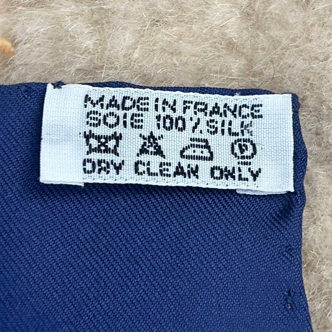 エルメス　スカーフ　カレ 90　ノルマンディ海岸の魅力 2　シルク　リンゴ　林檎