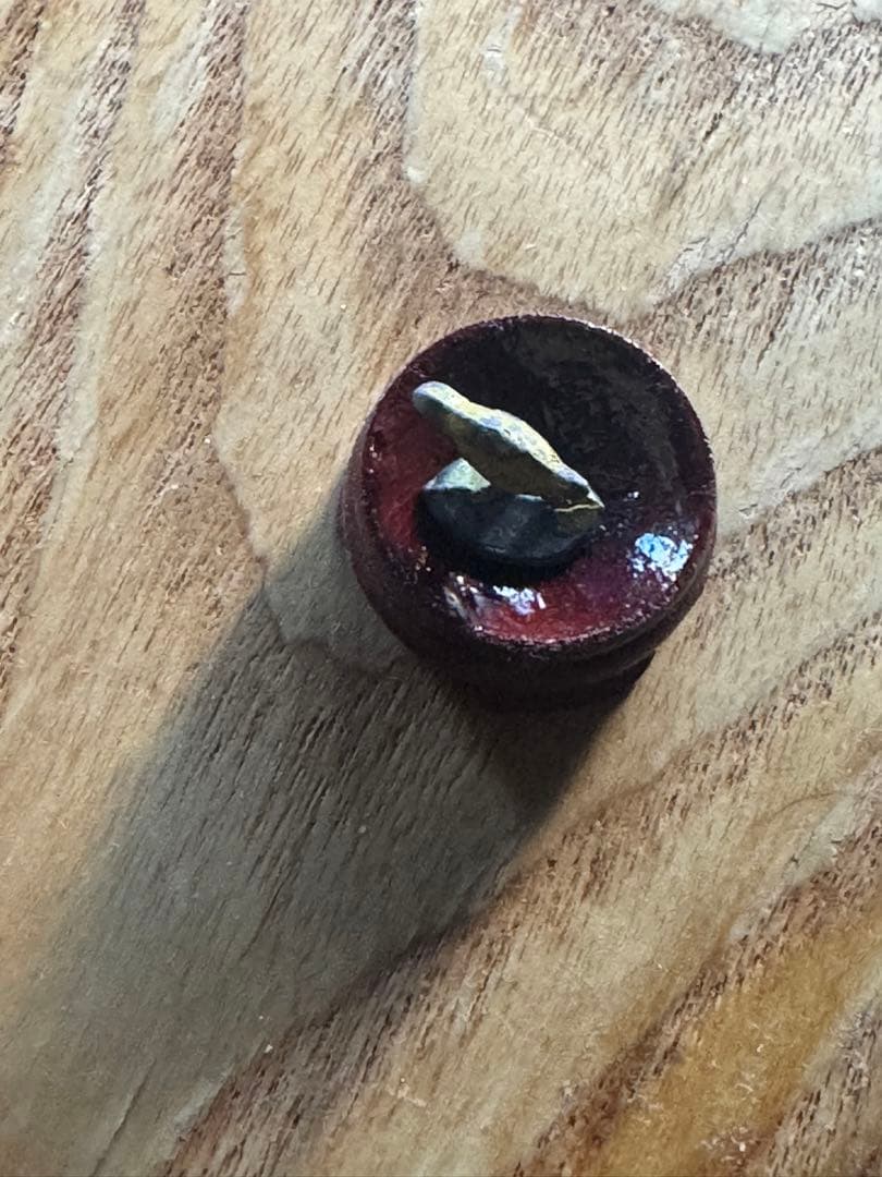 英国マイクロピューター　1900年アンティーク　　ビンテージ　ひよこ　4g