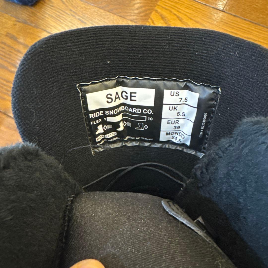 女性用スノーボードブーツ ホワイト/ブラック