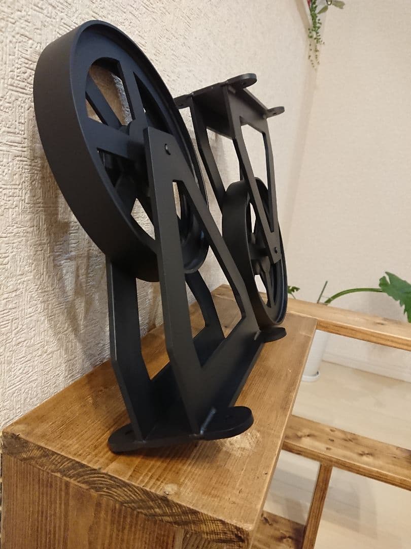 トロリーテーブル等のDIYに☆アイアンキャスター2個セット