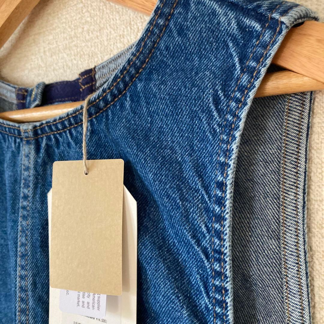 PUAL CE CIN ピュアルセシン　コラボコーンデニムアメスリサロペット