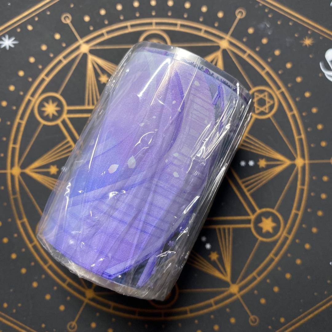 【9131】海外　マステ　5m巻　PETマスキングテープ　夜道　花びら　背景系