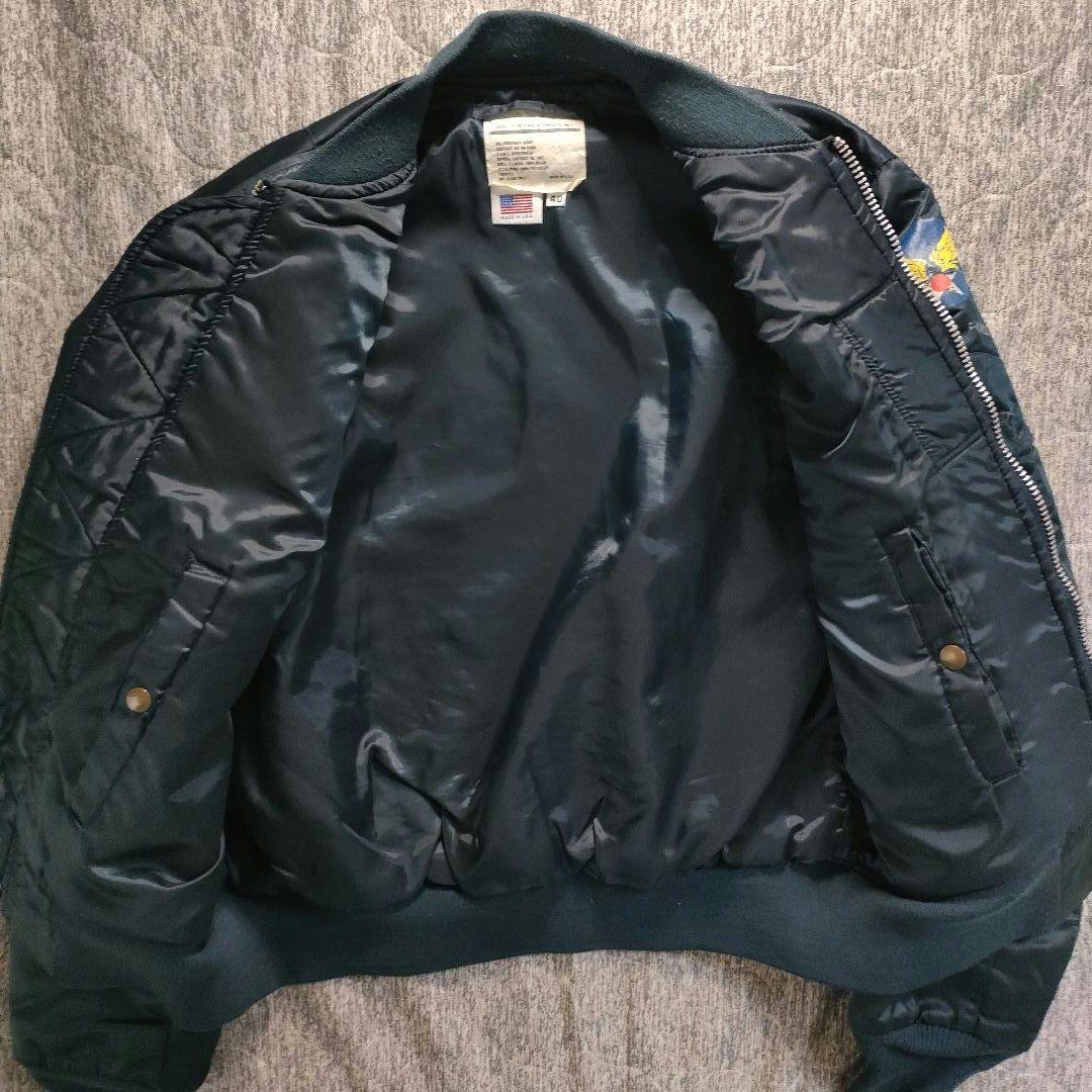 USA製 U.S.AIR FORCE フライトジャケット MA-1 L 40