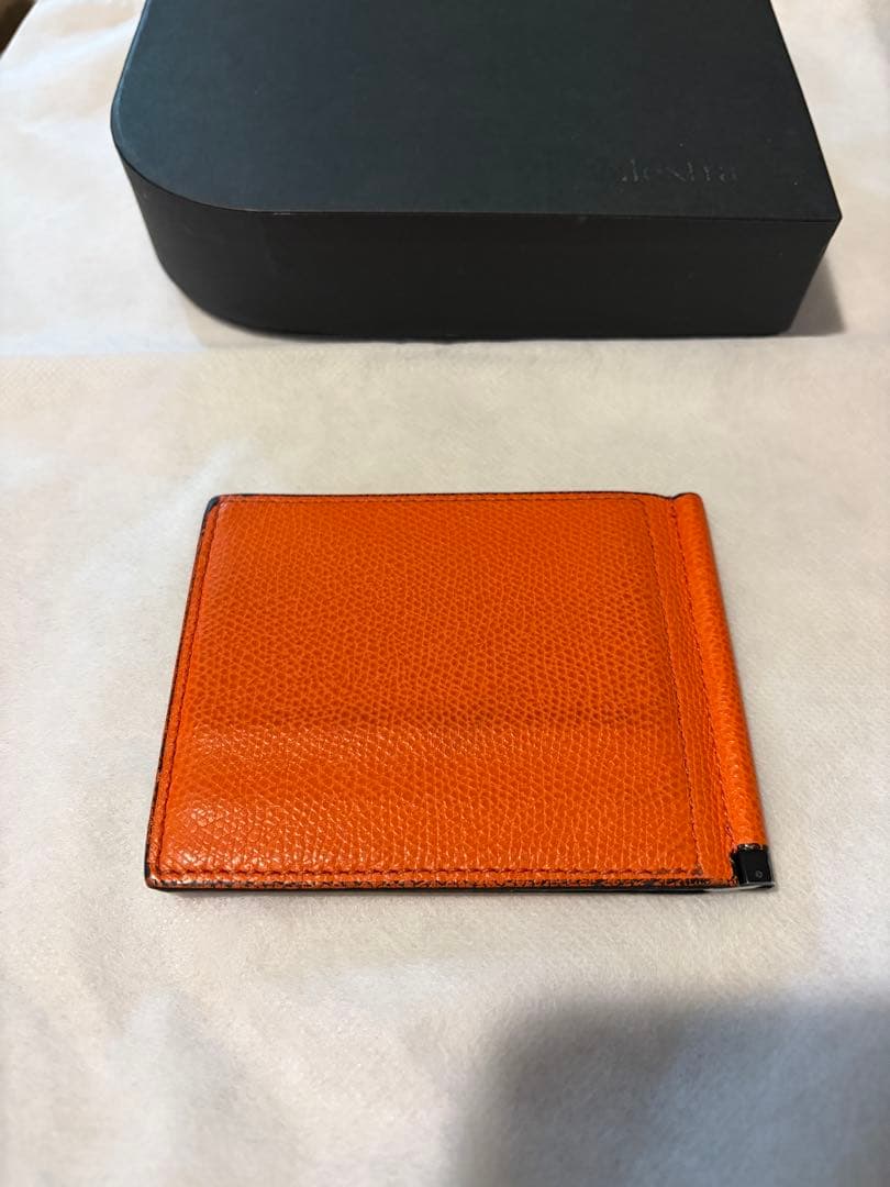 Valextra マネークリップ オレンジ