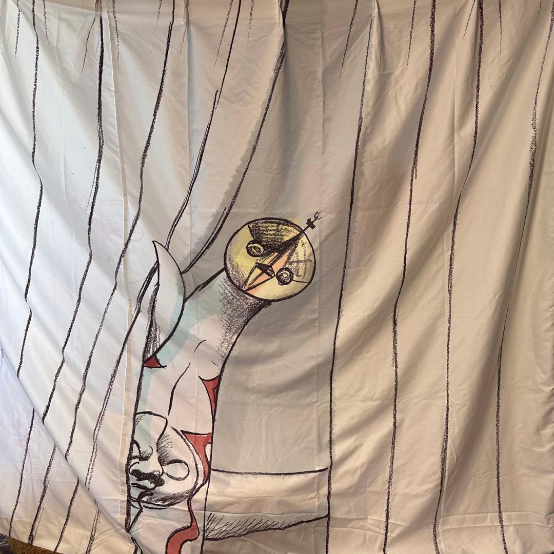 新品　希少　みんなの太陽の塔　レールカーテン　2018年製　岡本太郎