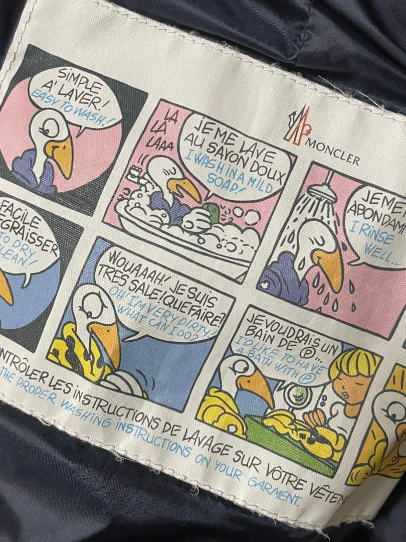 モンクレール、エルミンヌ、ネイビー、00