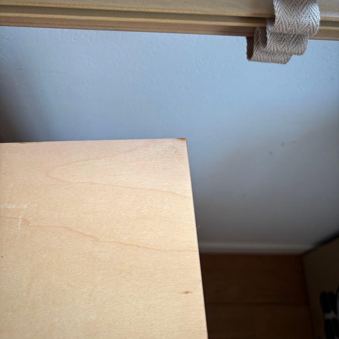 廃盤品　無印良品　メープル突板　4段チェスト　タンス　木製　中古