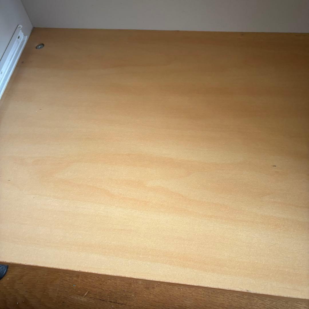 廃盤品　無印良品　メープル突板　4段チェスト　タンス　木製　中古