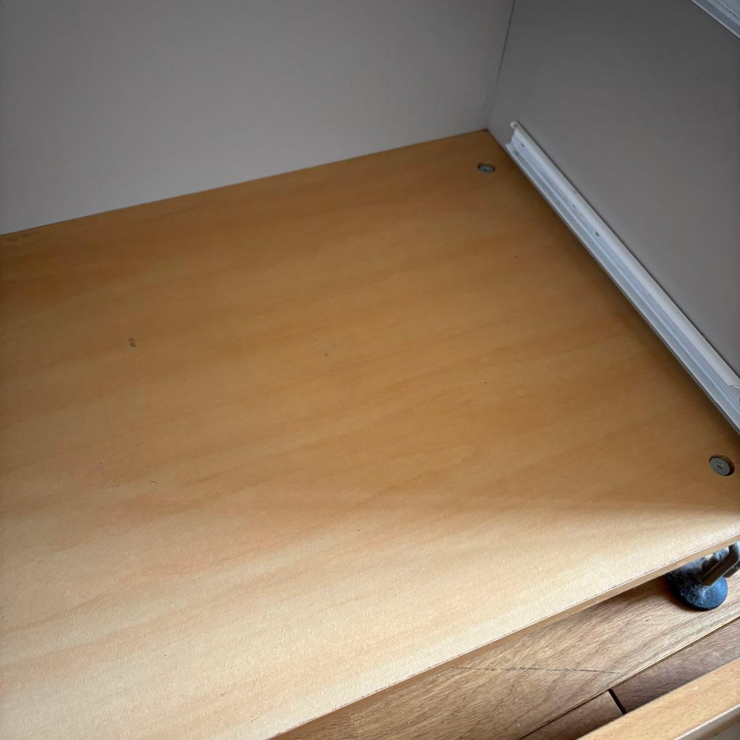 廃盤品　無印良品　メープル突板　4段チェスト　タンス　木製　中古