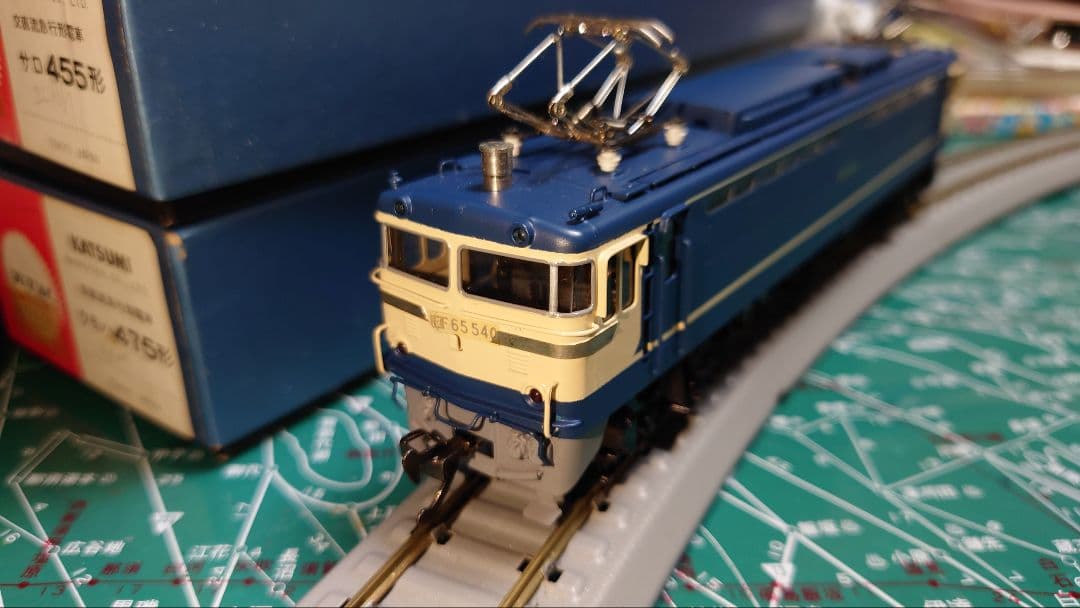 HOゲージ 国鉄EF65-500 直流電気機関車（KATSUMI製）