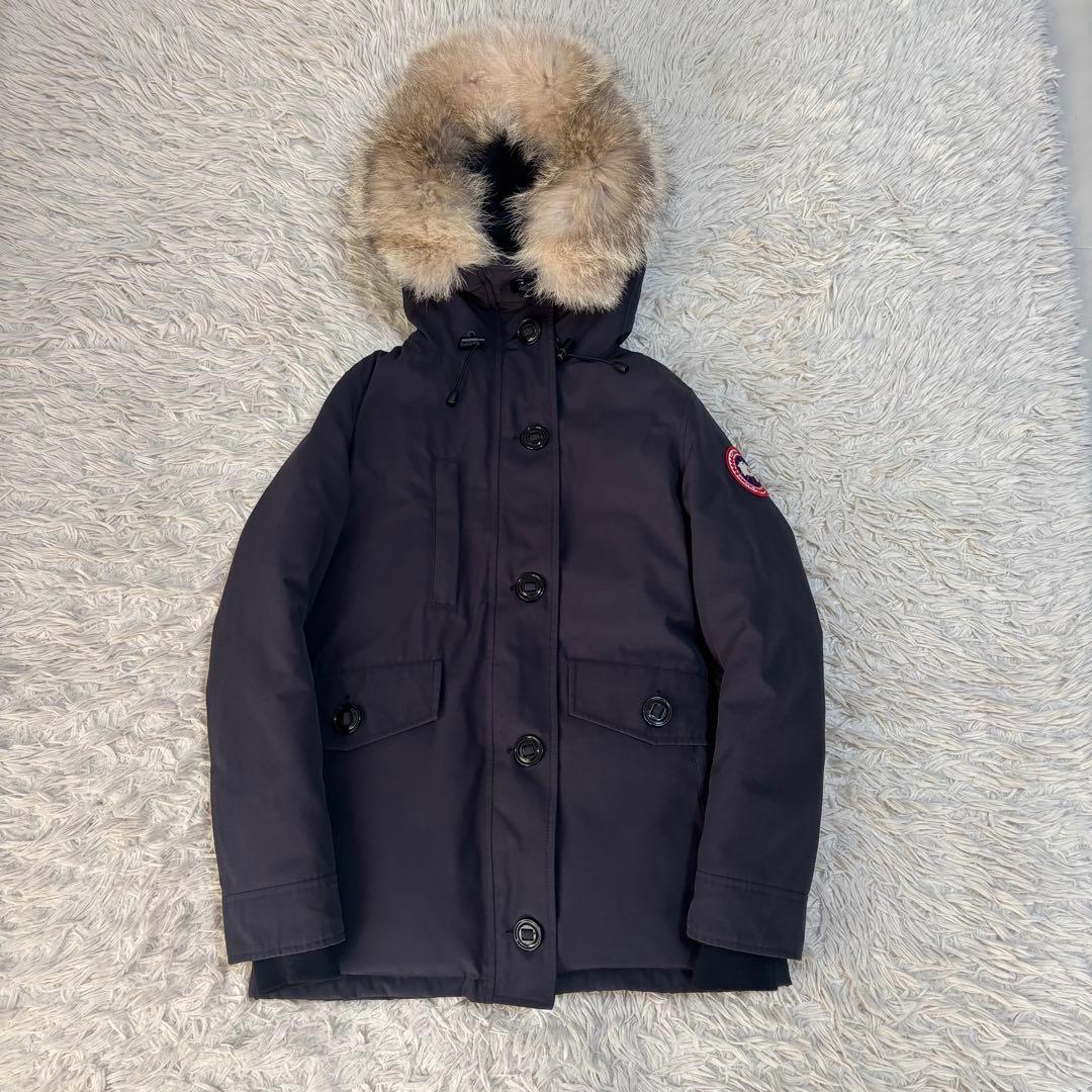 カナダグース シャーロットパーカ ダウンジャケット 2WAY NAVY S