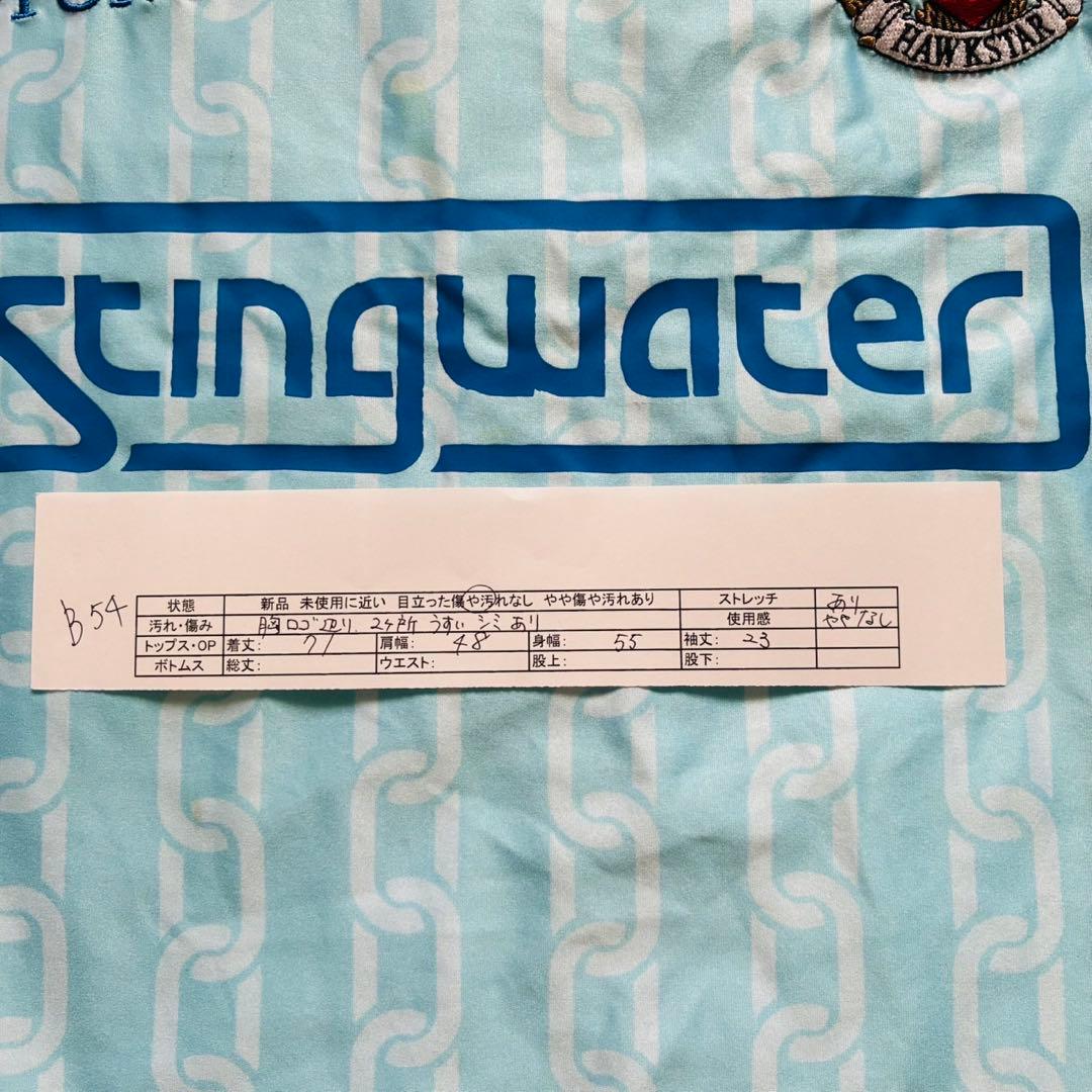 希少 Stingwater サッカーシャツ 総柄 プリント M（B54）