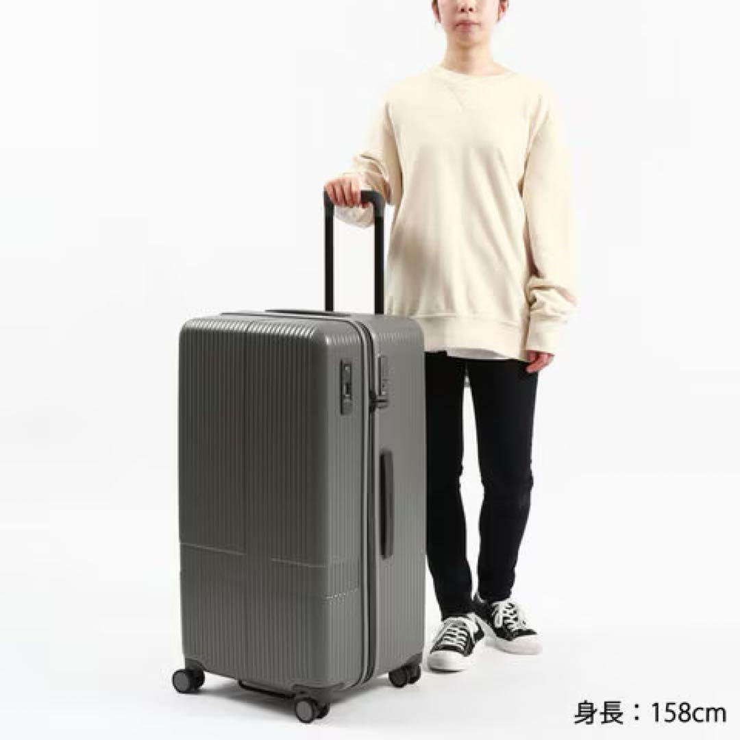 【新品未使用】イノベーター スーツケース Lサイズ　92L スチールグレー