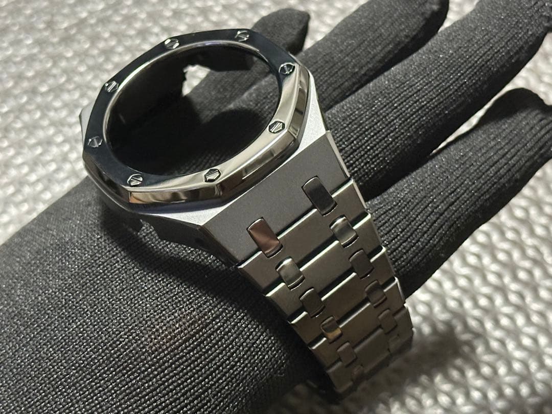 【1点物】G-SHOCK カスタム ベゼル ベルトGA2100 チャコールグレー