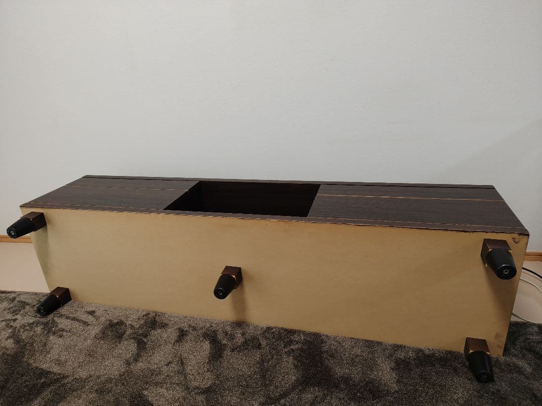 【訳あり】テレビ台　ローボード　160cm ブラウン　ウォールナット調　生松工芸