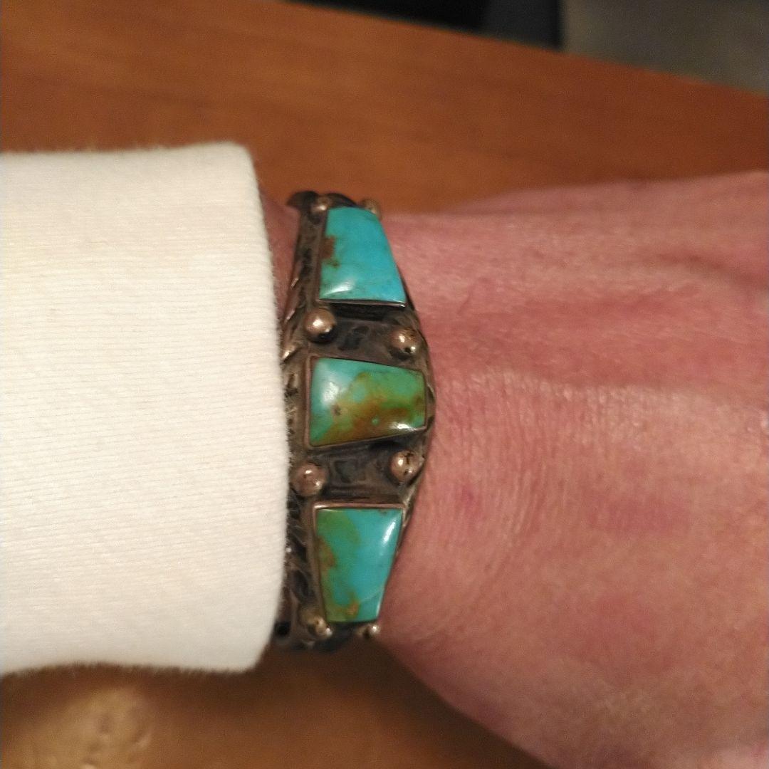 Rose Castillo/RC刻印/バングル/ナバホ　スターリングシルバー