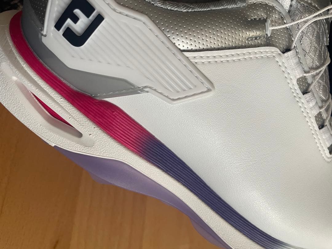 FootJoy ゴルフシューズ 女性用 ホワイト/シルバー/ピンク