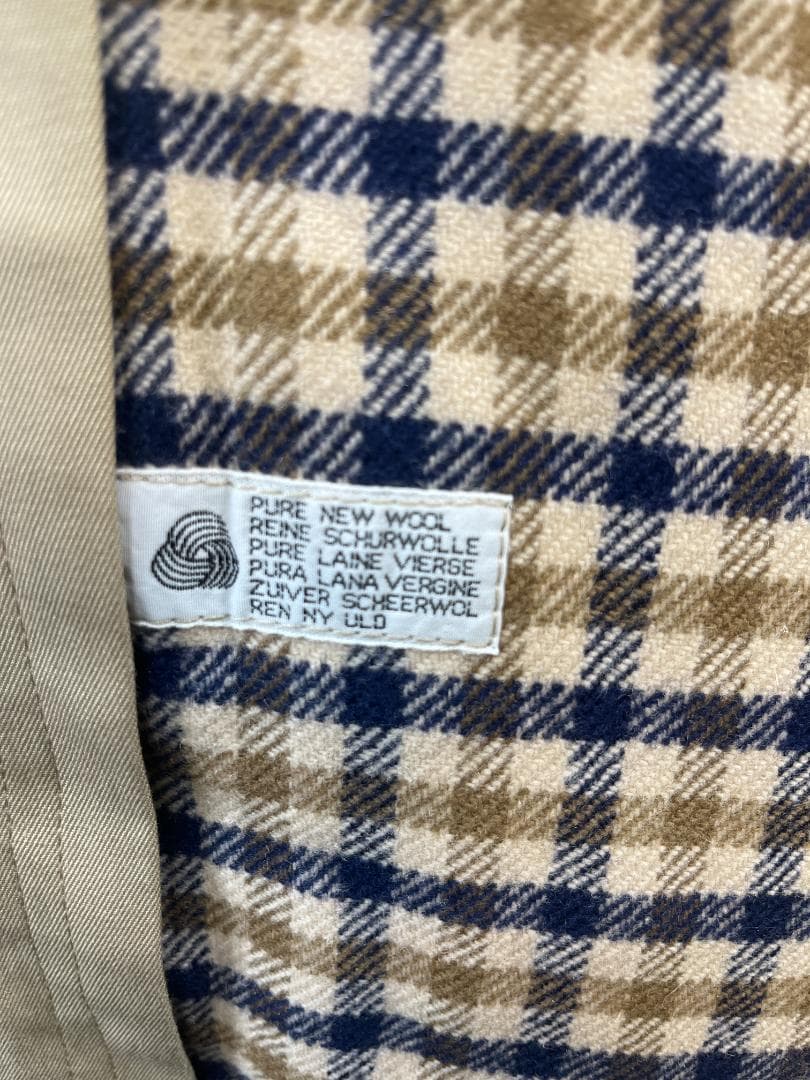 【英国製】Aquascutum ライナー付トレンチコート