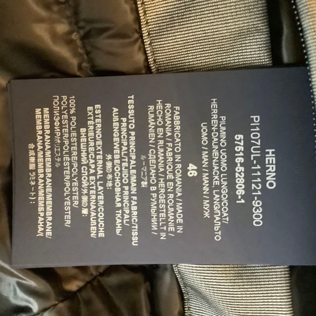 HERNO ヘルノ Laminar GoreTex ダウンコート フード付き46