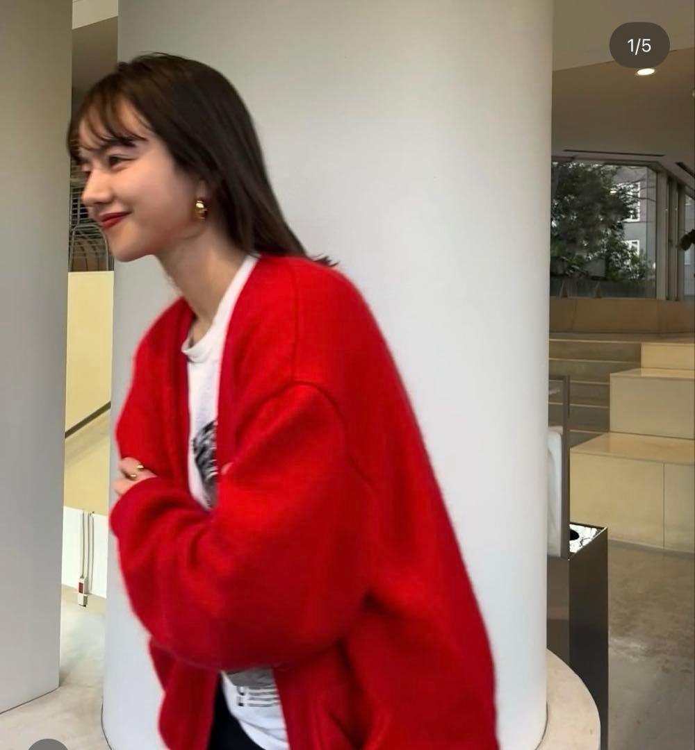 【GADID ANONIEM】REID カーディガン　レッド