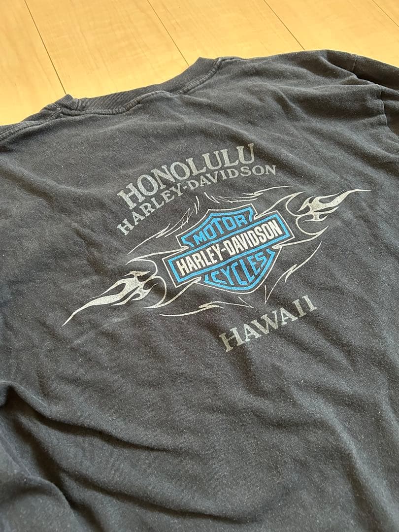 【スペシャル】Harley-Davidson フレイムスリーブロンT ジョーカー