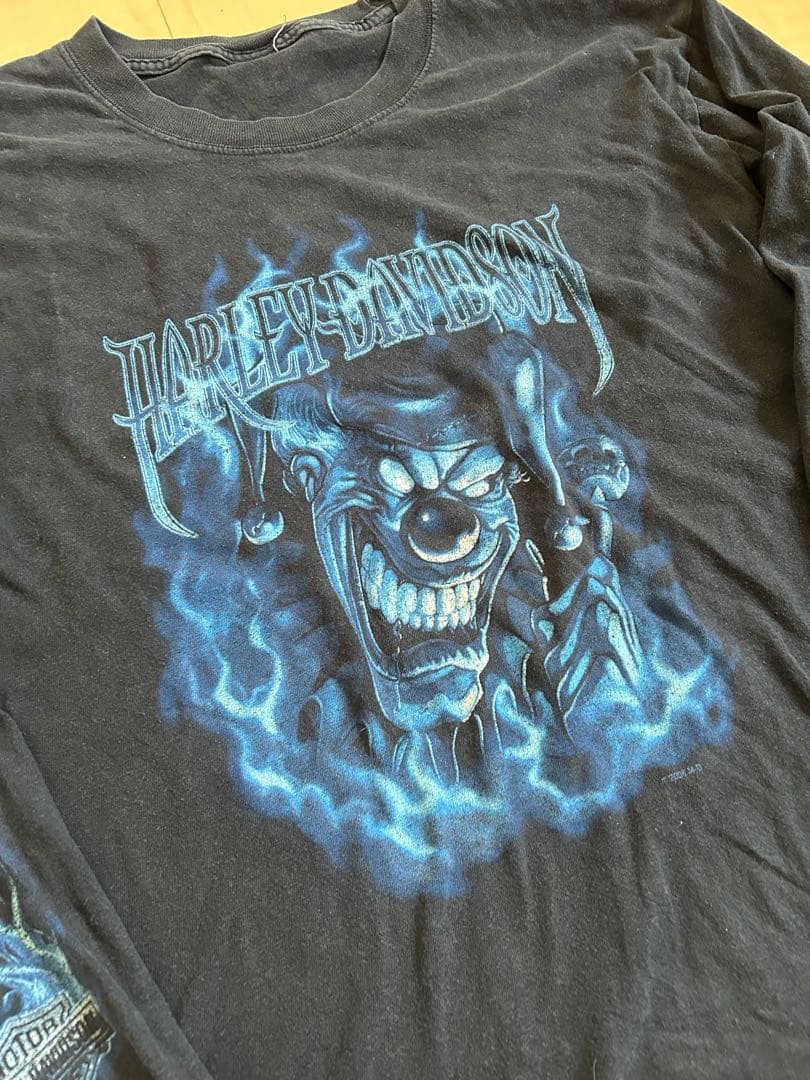 【スペシャル】Harley-Davidson フレイムスリーブロンT ジョーカー