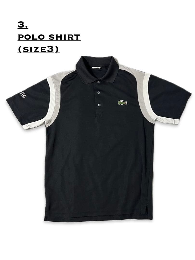 【LACOSTE】 3. POLO SHIRT (size3) RODDICK