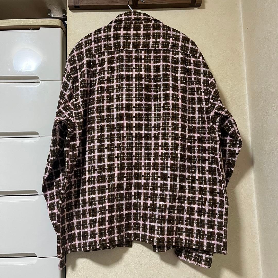 Supreme llic Plaid Zip Up Shirt Mサイズ