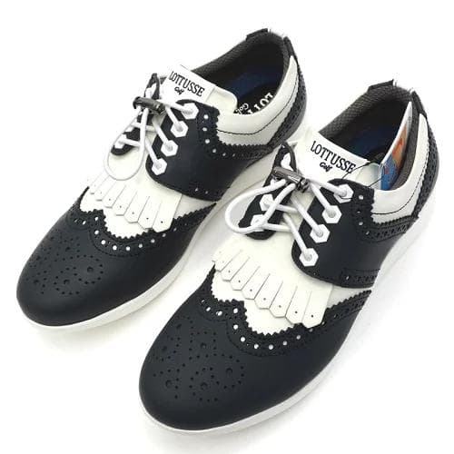 L05554 未使用品 ロトゥセ Golf レザーゴルフシューズ スパイクレス